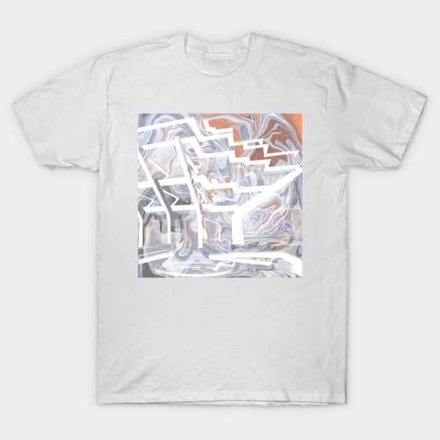 the monument architecture in brutalism modern art T-Shirt by jorge_lebeau